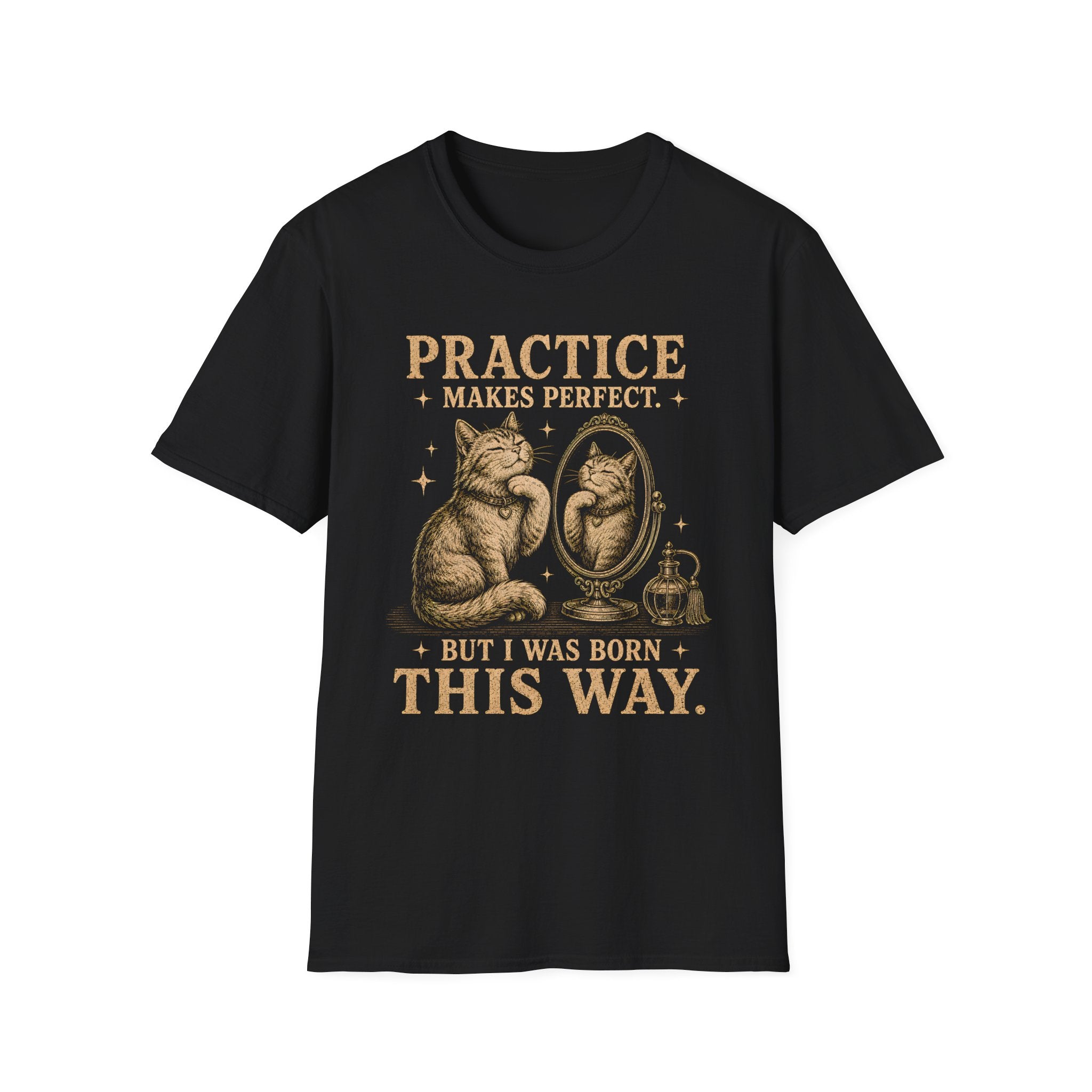 Practice Makes Perfect But I Was Born This Way T-Shirt