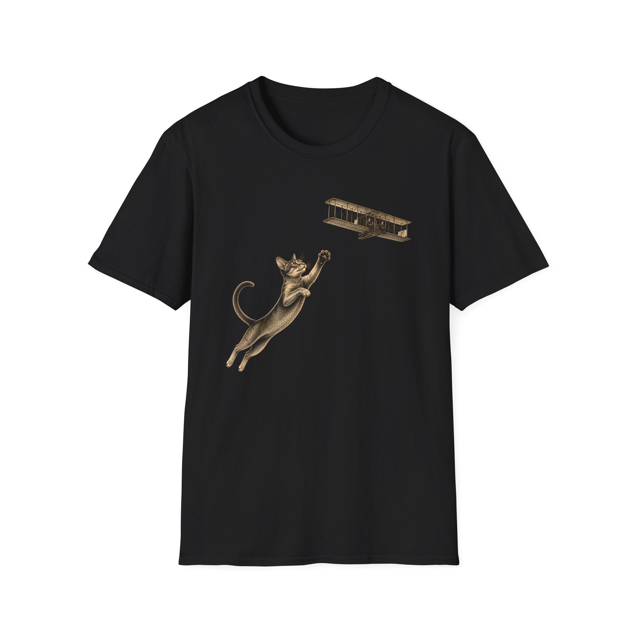 Cat vs Wright Brothers T-Shirt