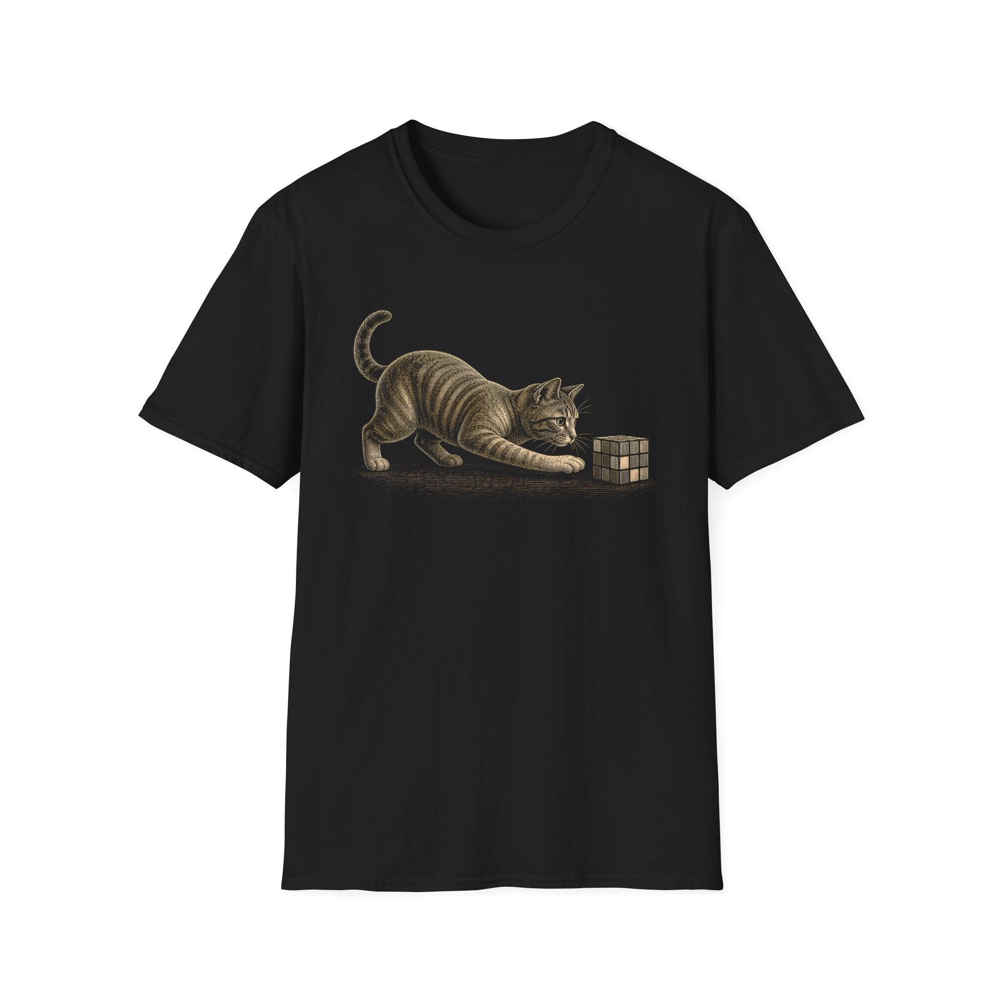 Cat vs Rubix Cube T-Shirt