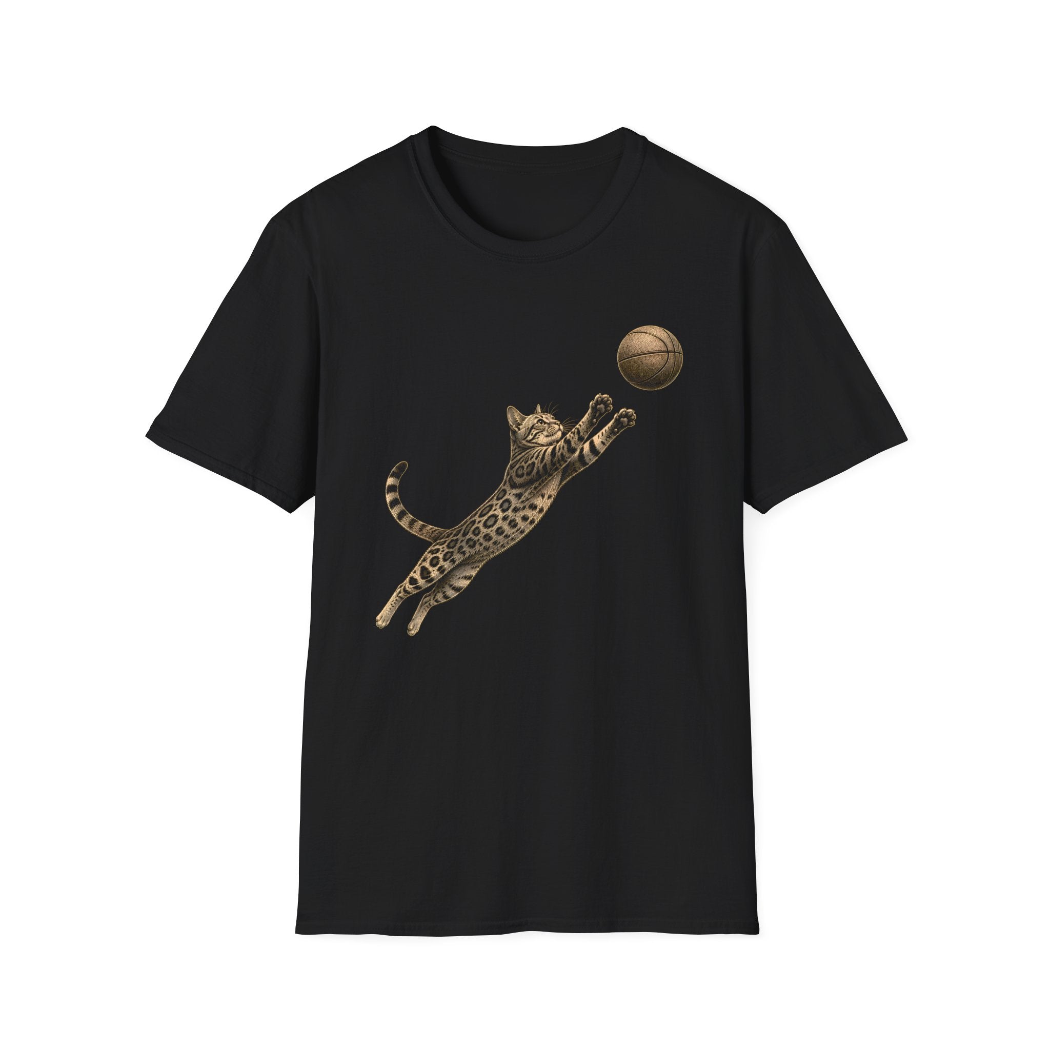 Cat vs Basketball T-Shirt