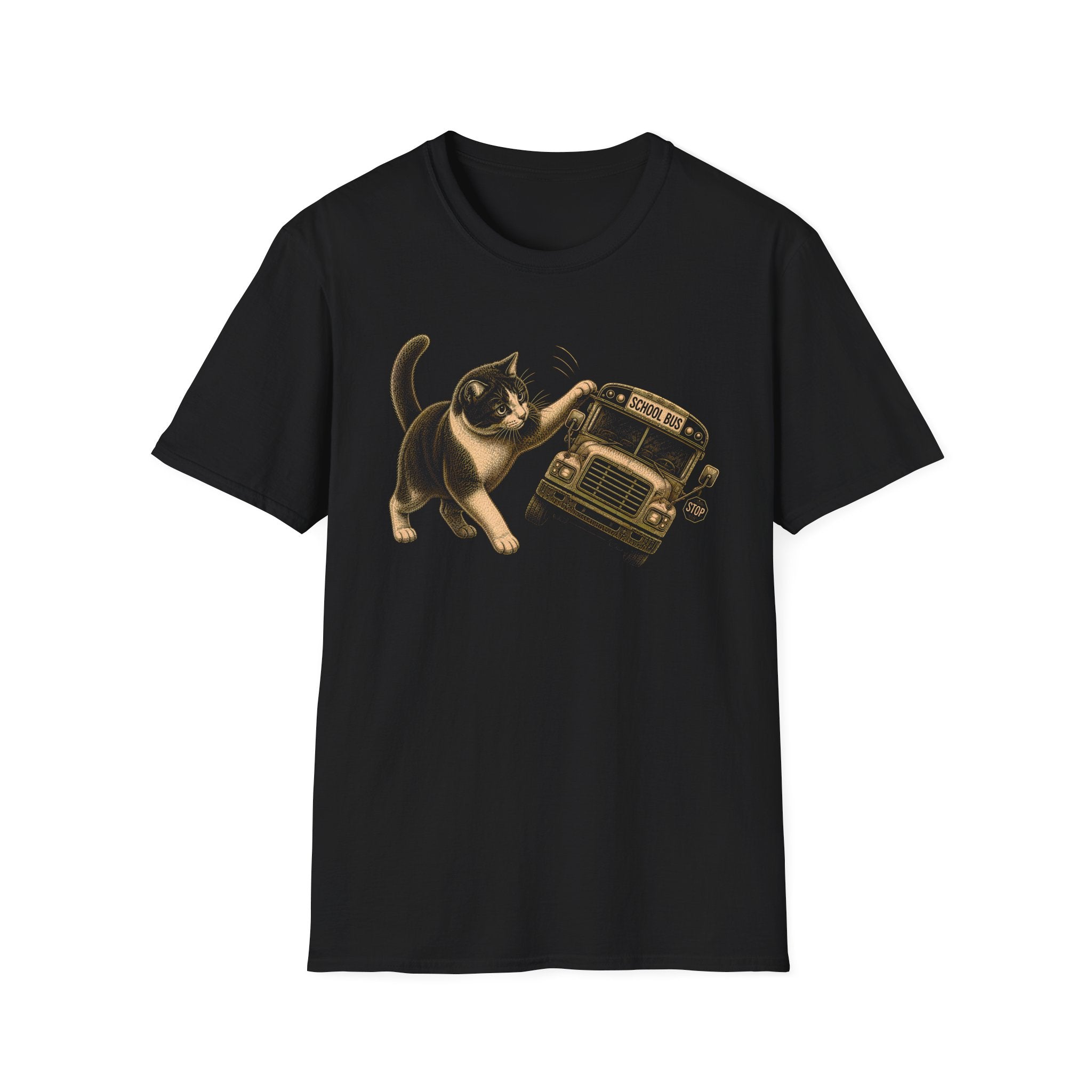 Cat vs Bus T-Shirt