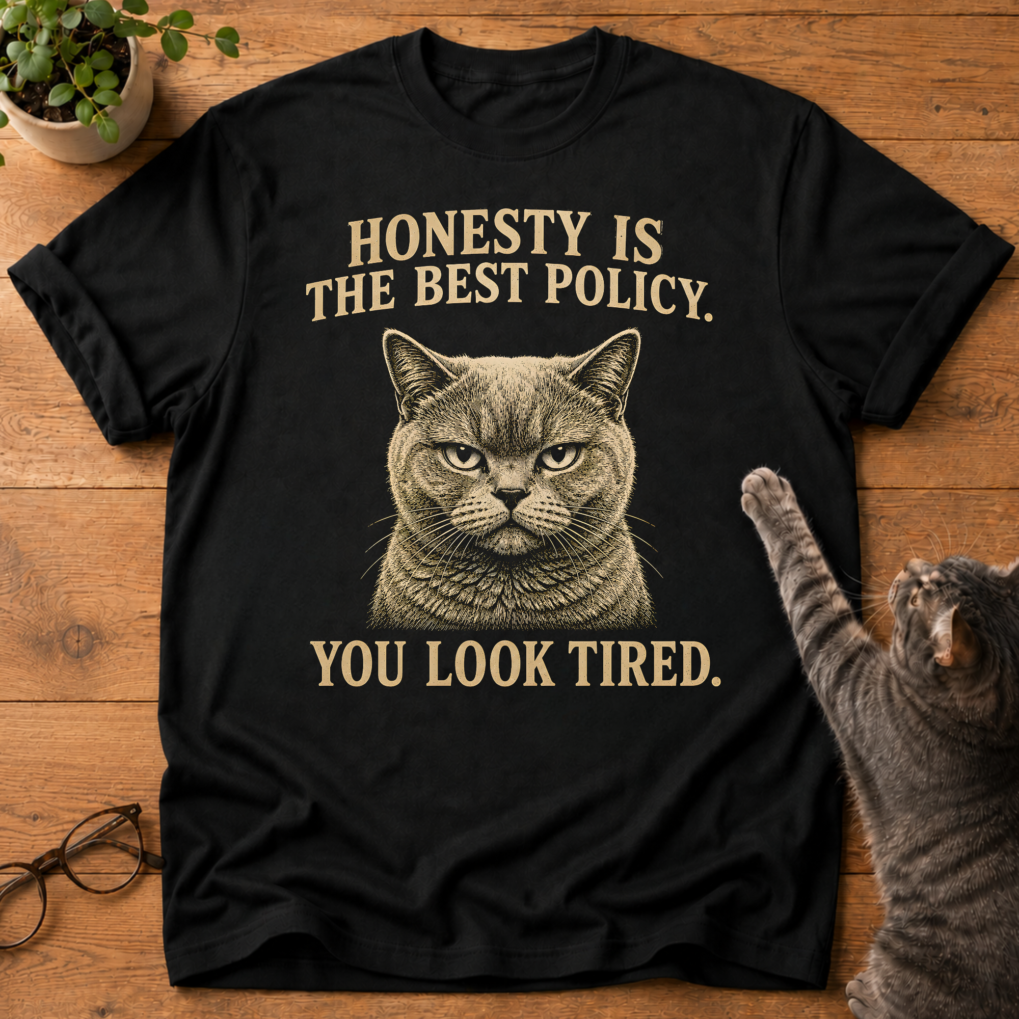 Honesty Is The Best Policy. You Look Tired. T-Shirt