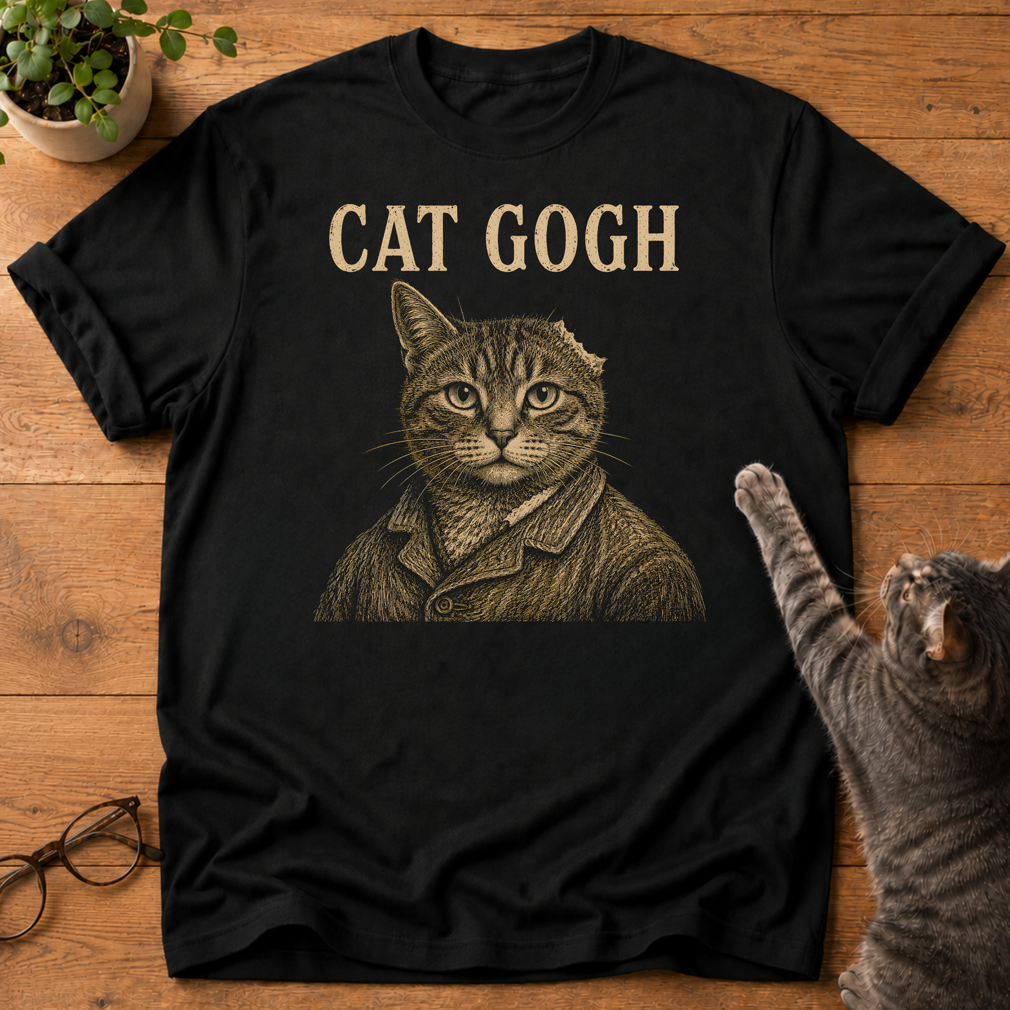 Cat Gogh T-Shirt