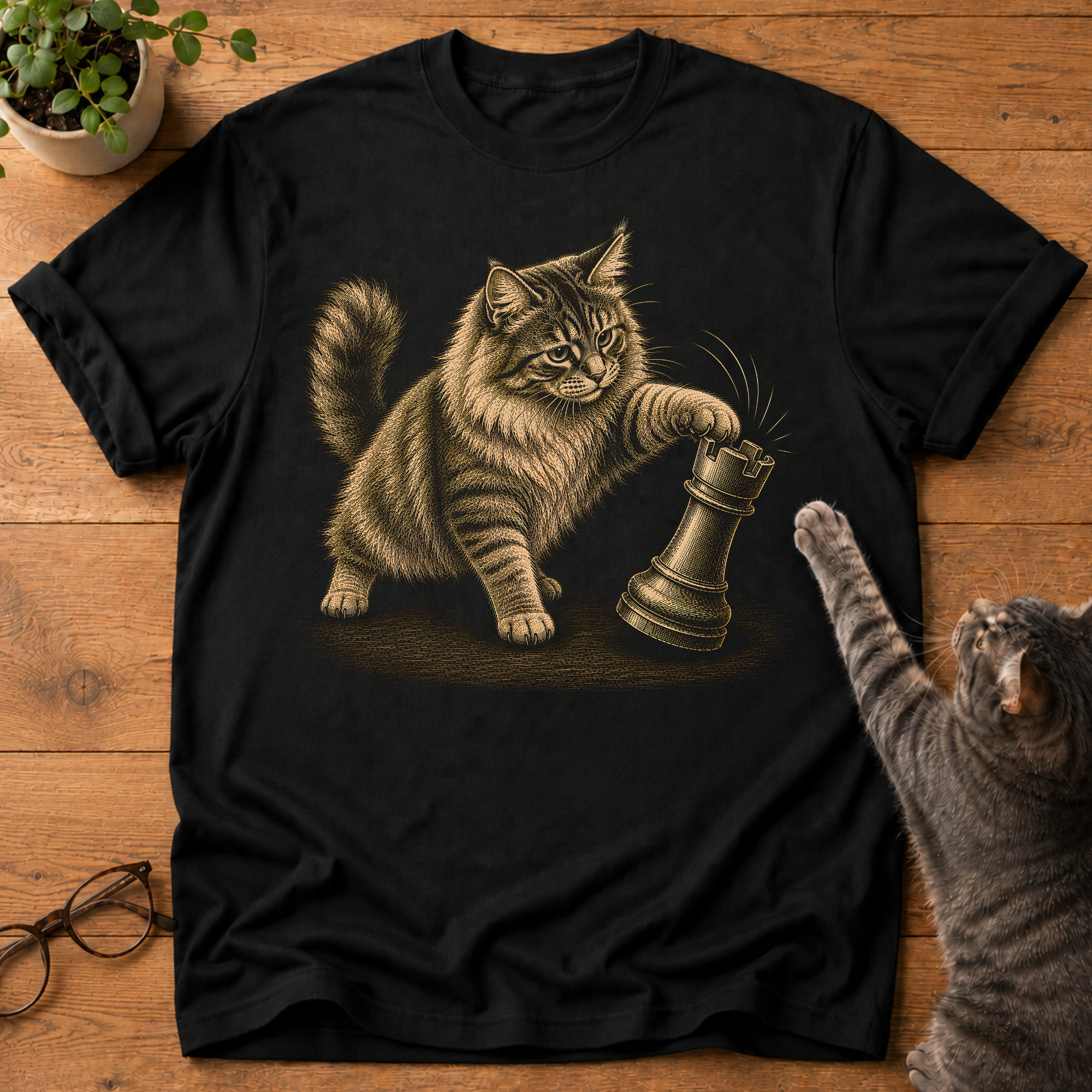 Cat vs Rook T-Shirt