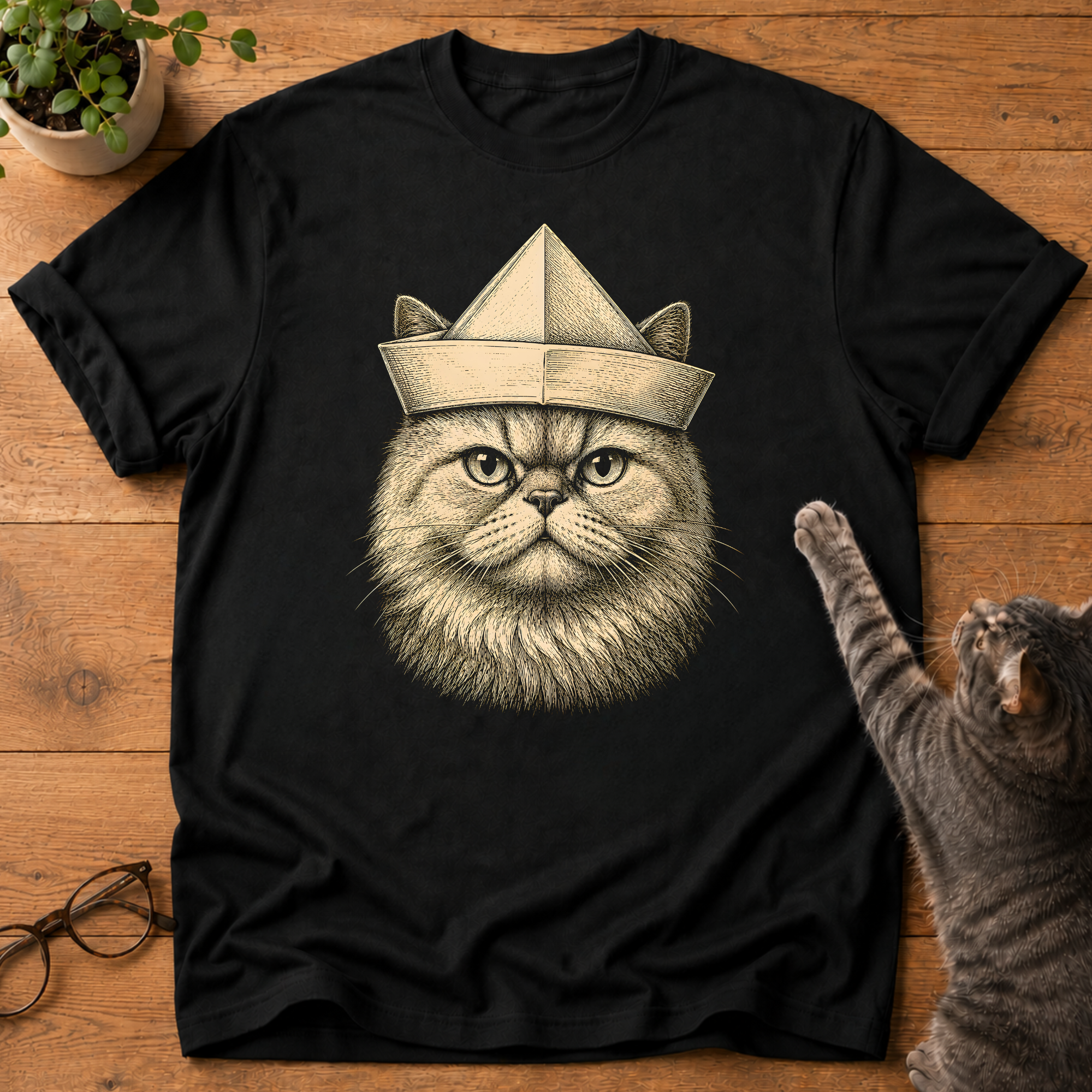 Paper Hat T-Shirt