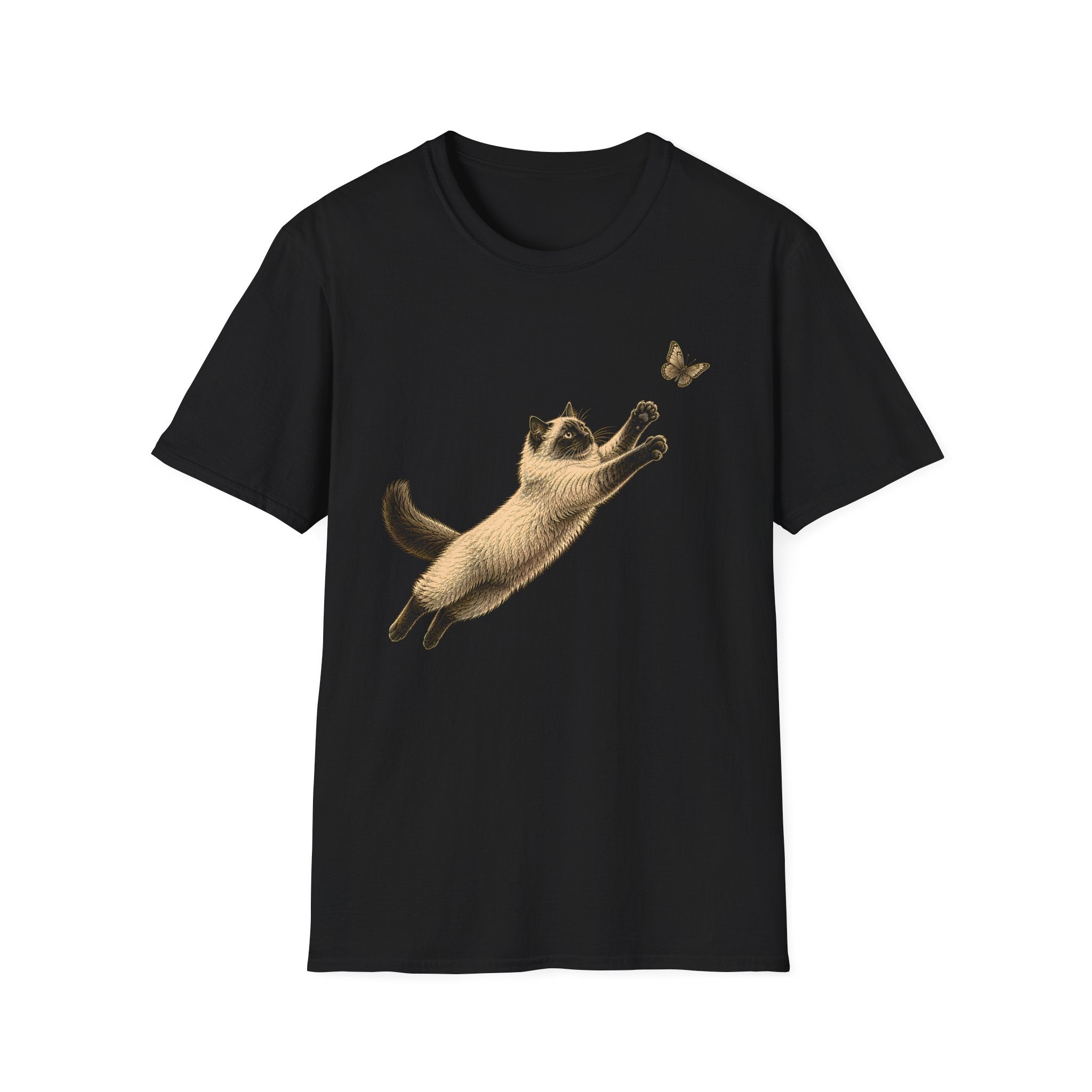 Cat vs Butterfly T-Shirt
