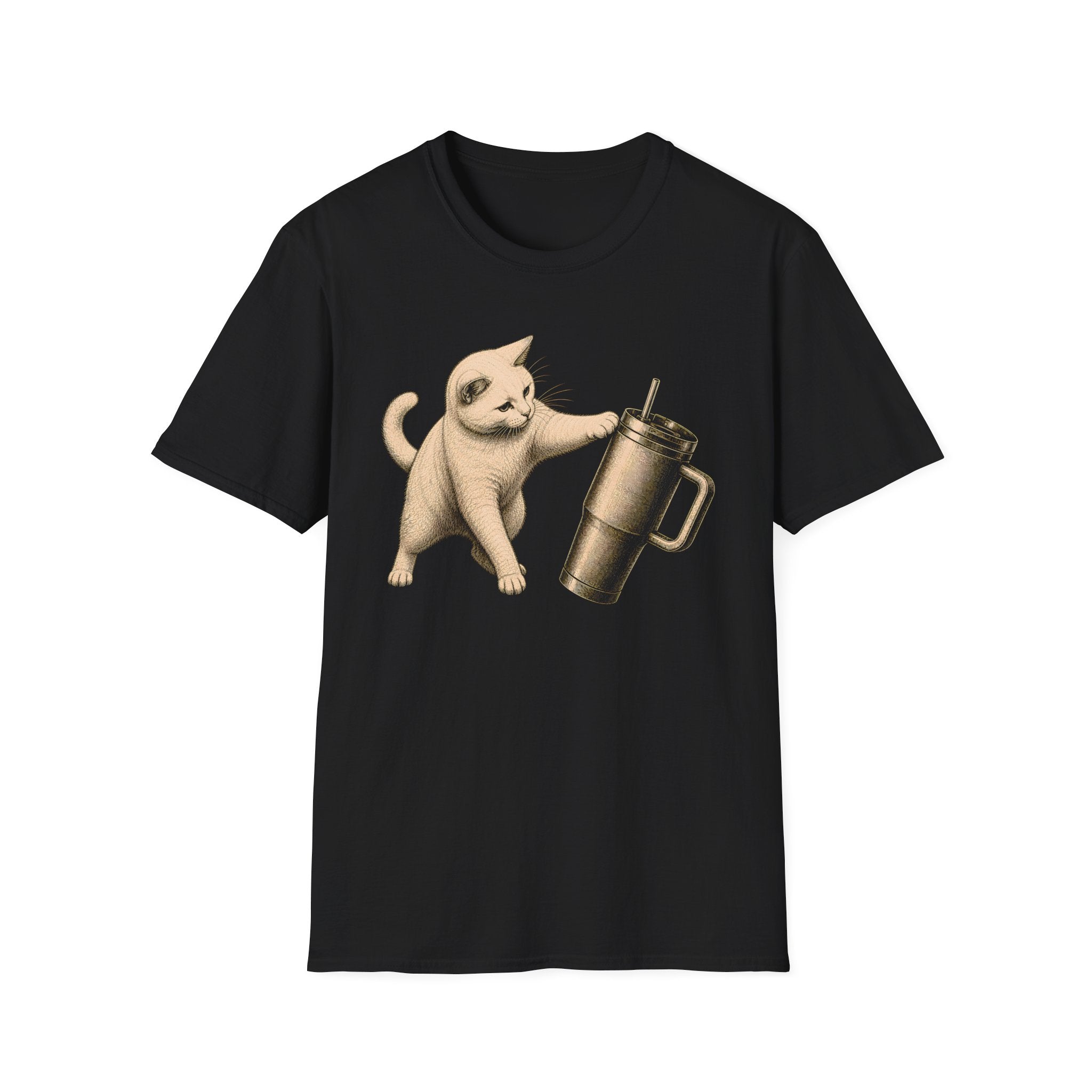 Cat vs Tumbler T-Shirt