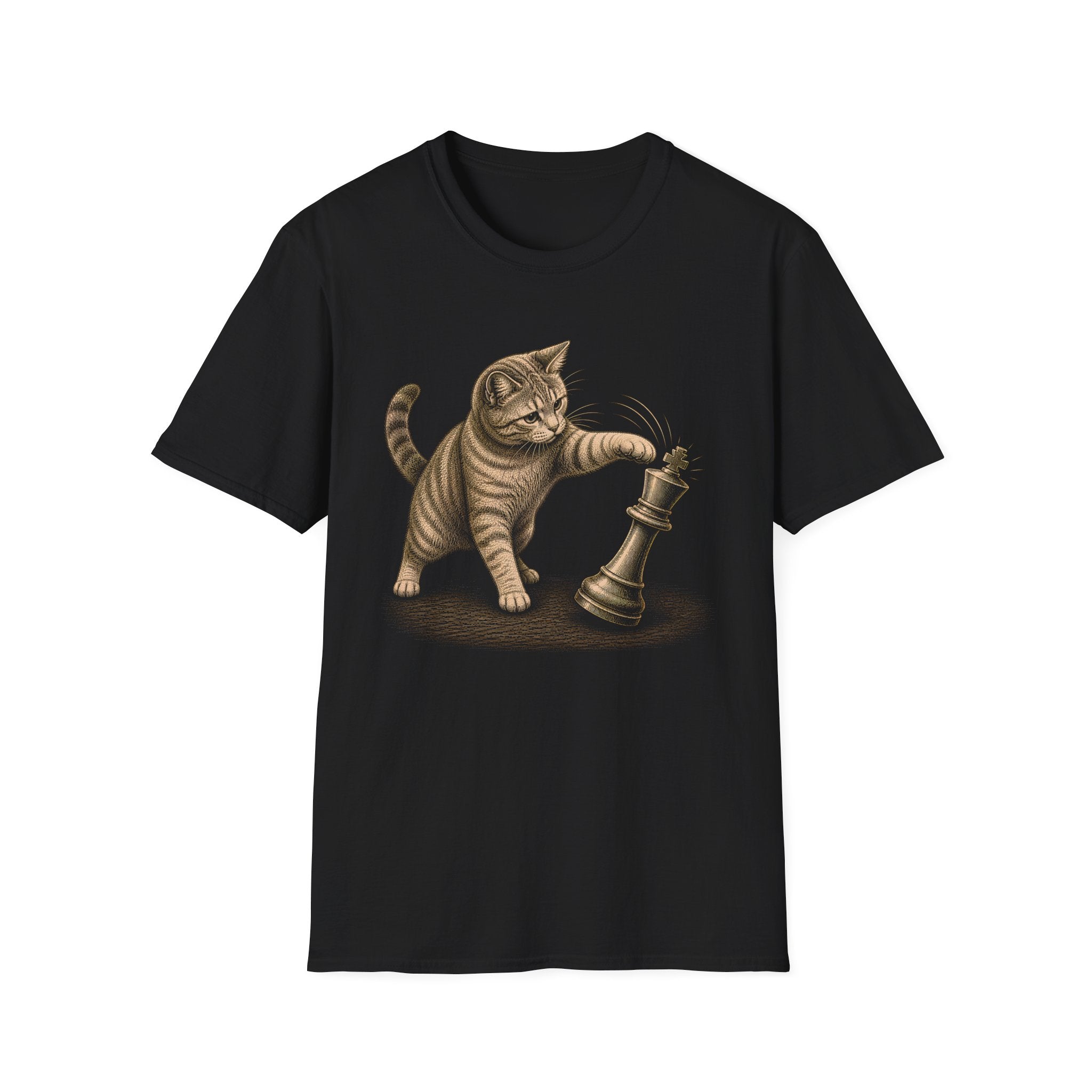 Cat vs Chess T-Shirt