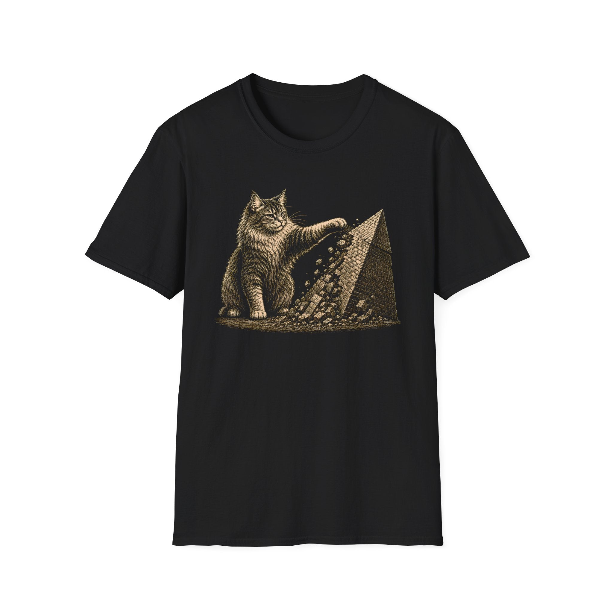 Cat vs Pyramid T-Shirt